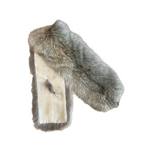 Natural Coyote Fur Scarf